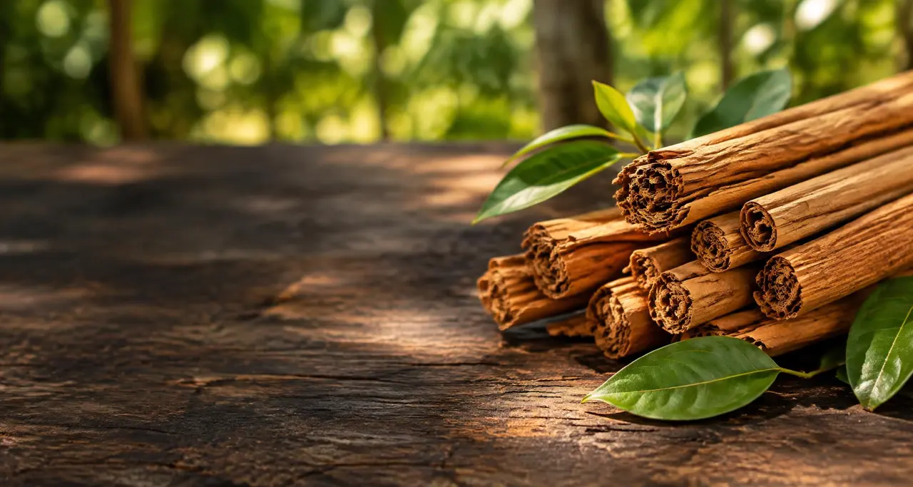 Thin layered quills of true Ceylon cinnamon